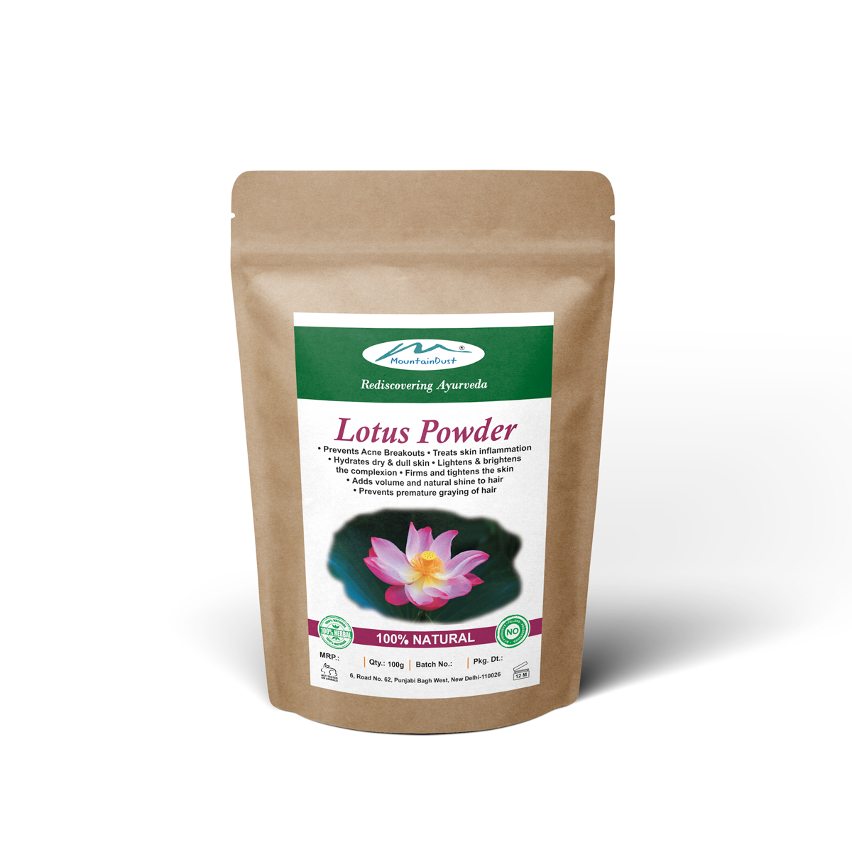 Lotus Powder – The Veda Store